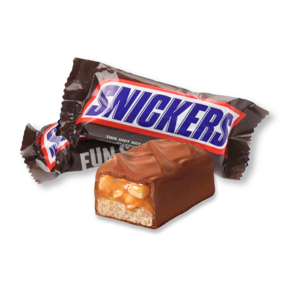 Candy In Bulk - Wholesale Chocolate Bar - Snickers Chocolate Candy Bar – Fun Size, Bulk Value Pack0