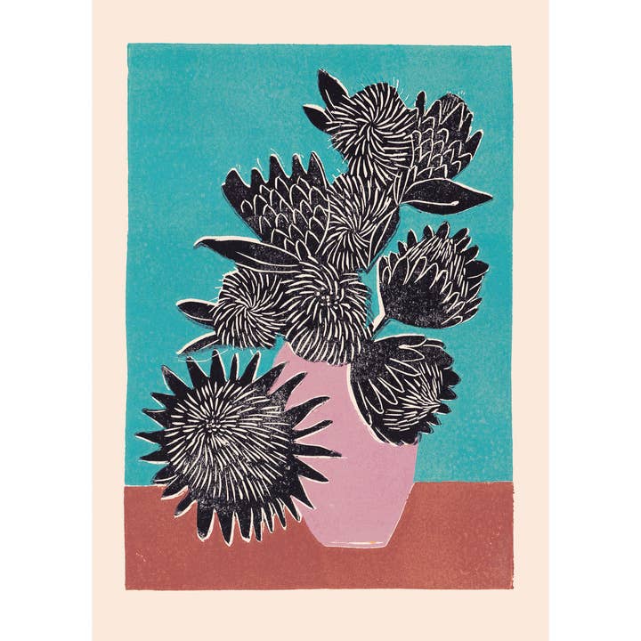 Kunsttryk 'Chrysanthemum' Wall Art for engroshandel hos Luiza Holub