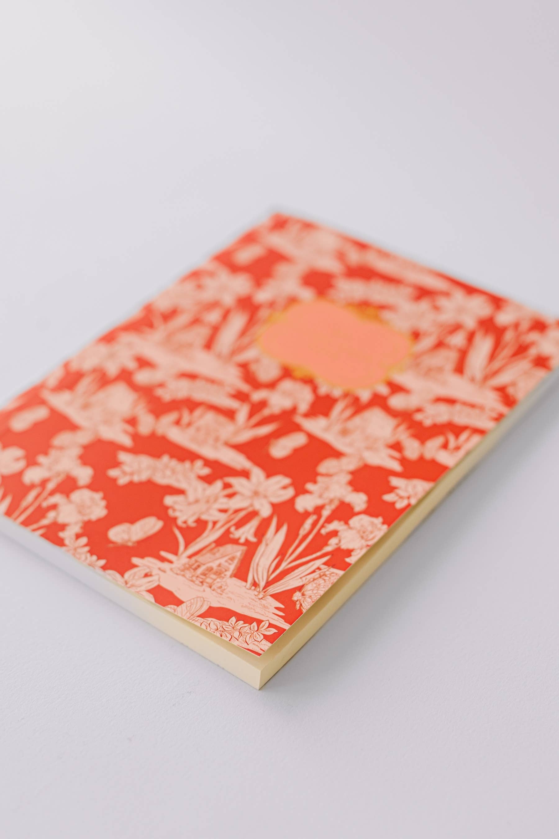 Good Juju Ink - Wholesale Notebook - Fairy House Toile Softcover Notebook - Red4