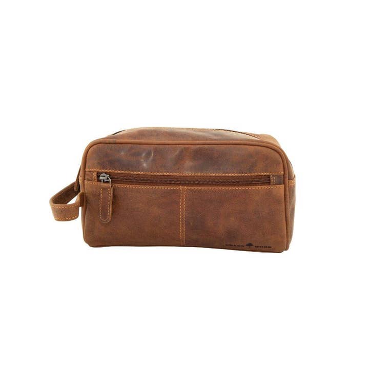Greenwood Leather – wholesale Toiletry bag – Unisex – Leather Banff Toiletry Bag2
