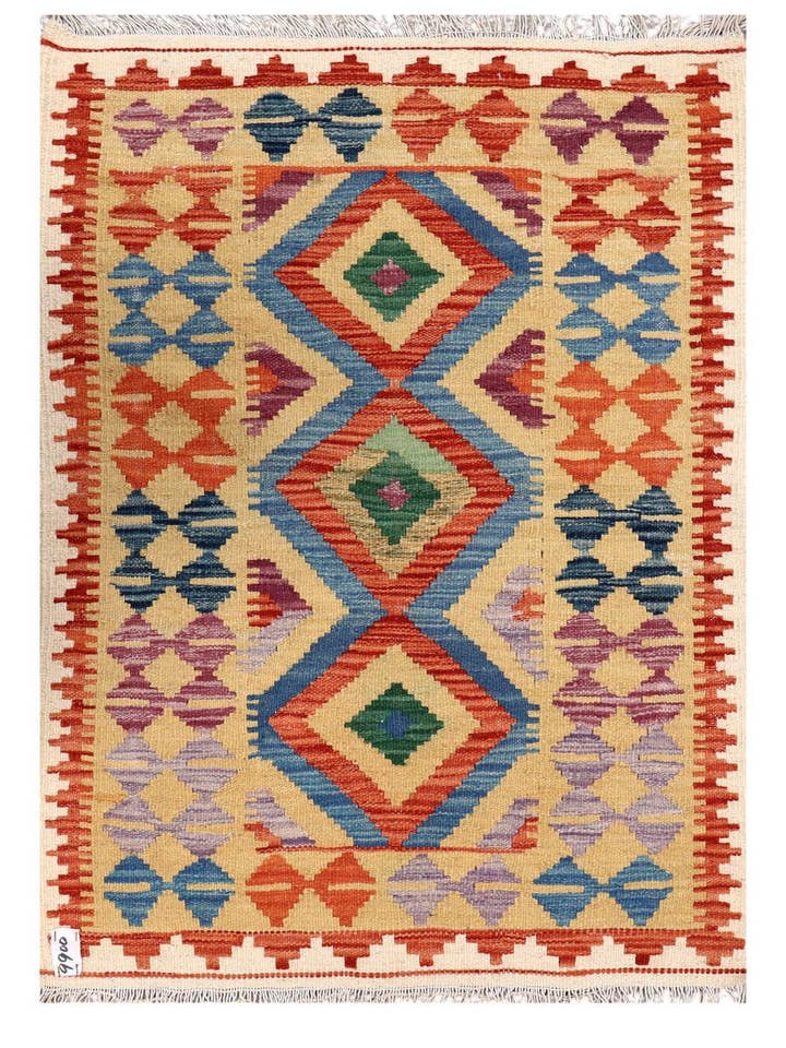 Tappeto Kilim Maimana Afghanistan - 123 x 88 cm per la vendita all'ingrosso da parte di Imaco Rugs