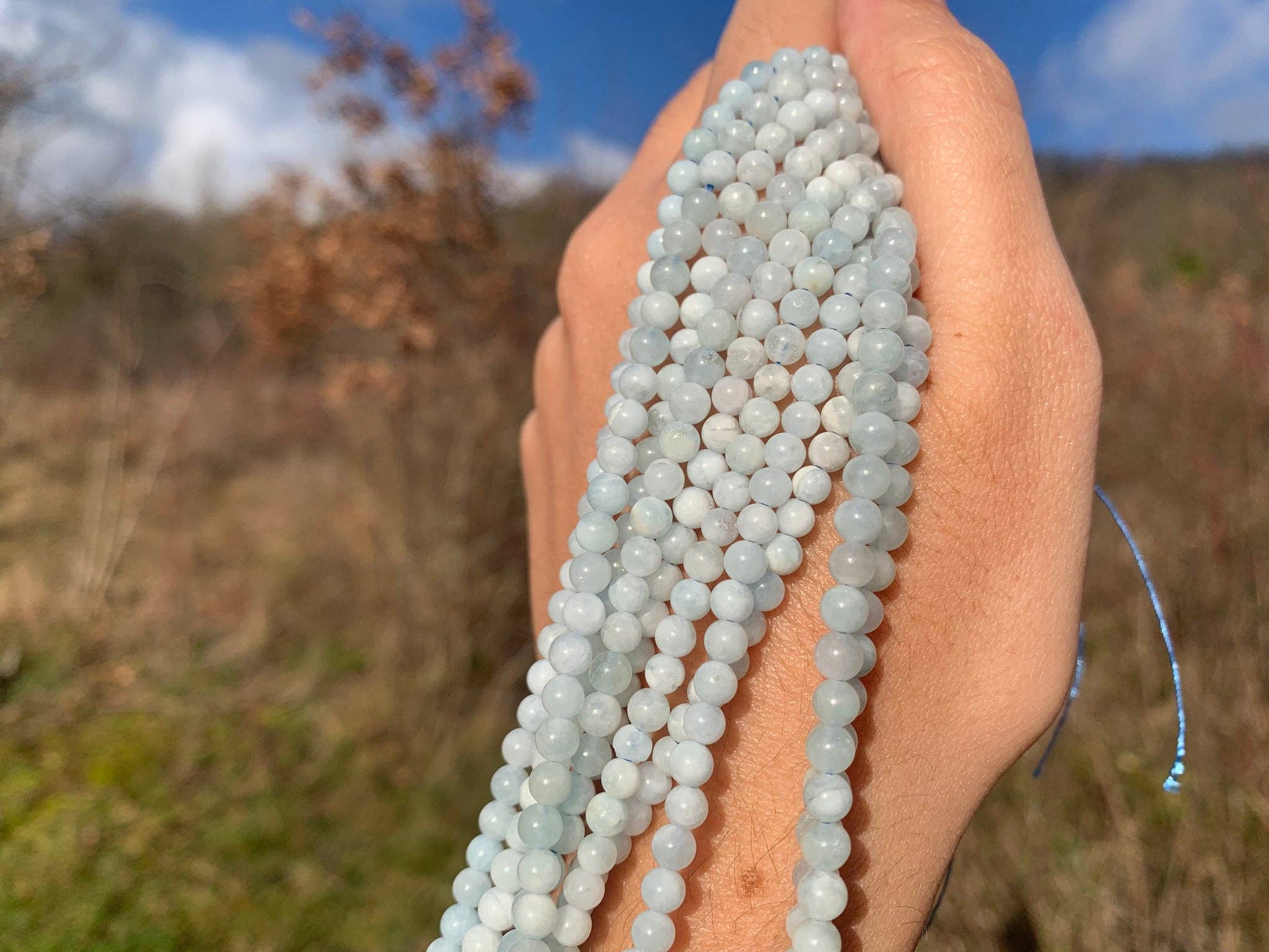 REMOVED BRAND - Wholesale Beads - Aquamarine beads between 4 and 12 mm AMU2