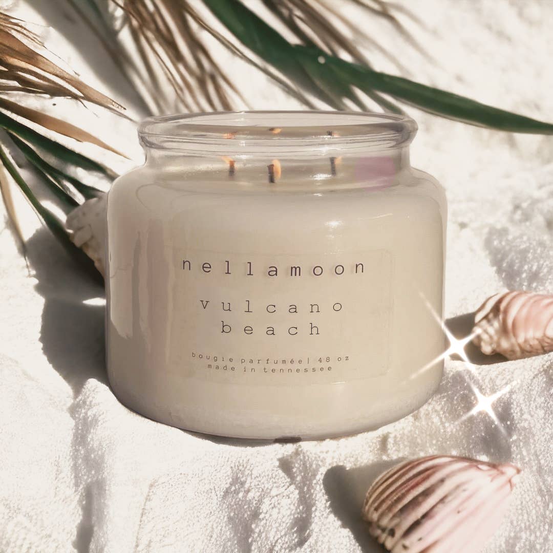 nellamoon - Wholesale Jar/Filled Candle - vulcano beach | italian lemons, crisp clementines, exotic gr5