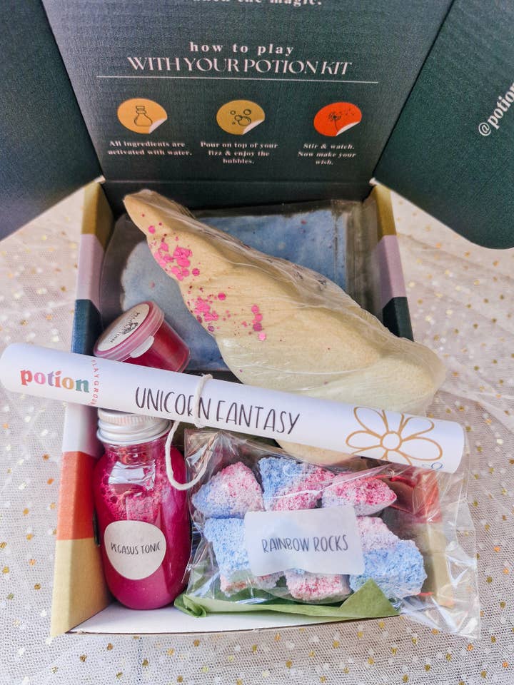 Toverdrank Kit - Eenhoorn Fantasie Thema voor wholesale door Potion Playground