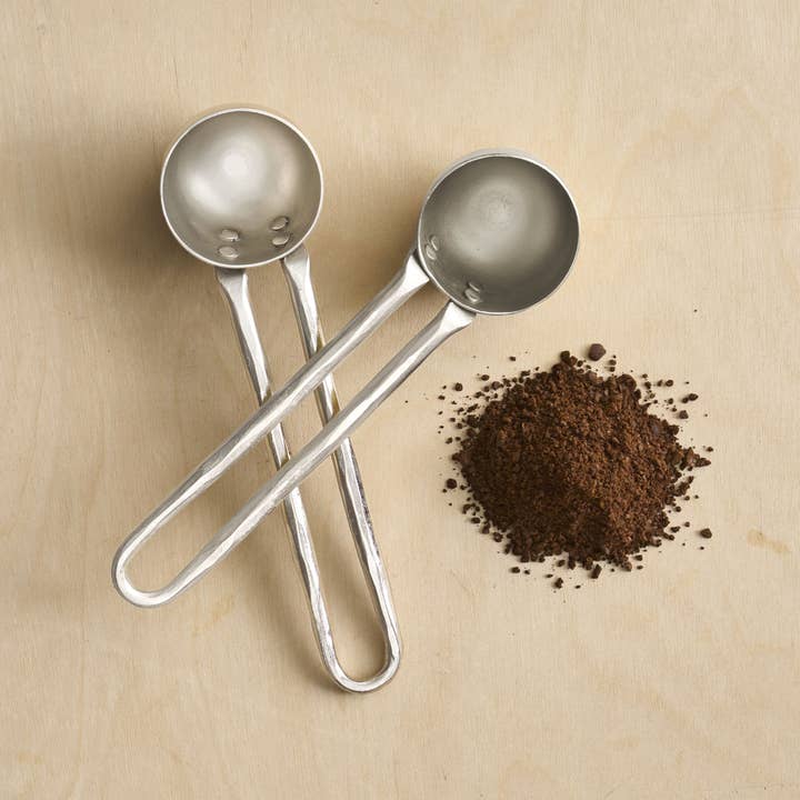 The Collective - Wholesale Measuring Spoon - Forge Pewter Coffee Scoops - Set of 2