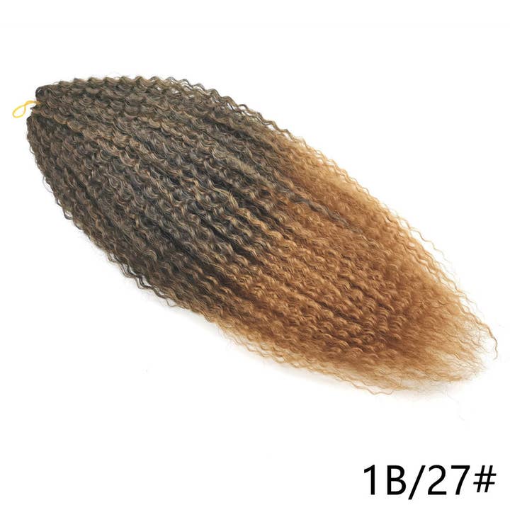 AK Brand - Wholesale Hair extensions - Long Curly Synthetic Braiding Hair with Natural Volume7