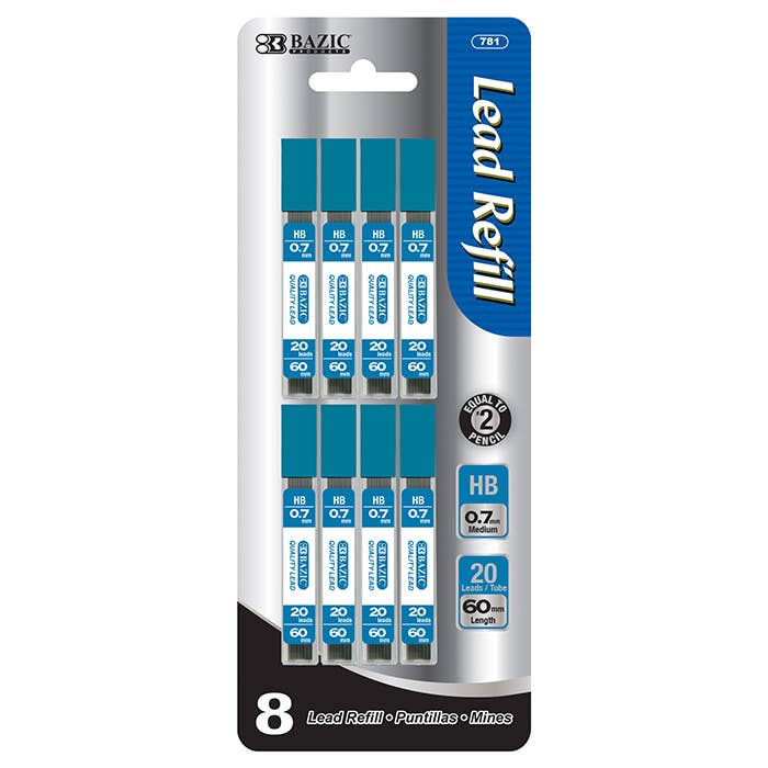 Luna Office Supply - Everyday Essential - Wholesale Pencil - 20 Ct. Mechanical Pencil Lead - Pack of 81