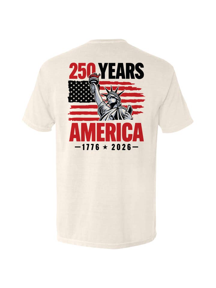 Shield Republic - Wholesale Screen Printed T-Shirt - Men's - 250 Years Statue of Liberty2