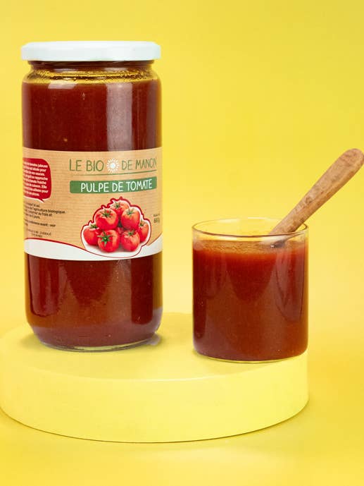 Polpa de tomate num frasco por atacado de Le bio de Manon