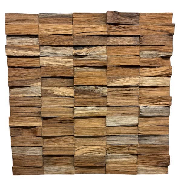 Asia West - Wholesale Gallery Wall Set - Geometric Wood Wall Art Panel- (16" x 16")11
