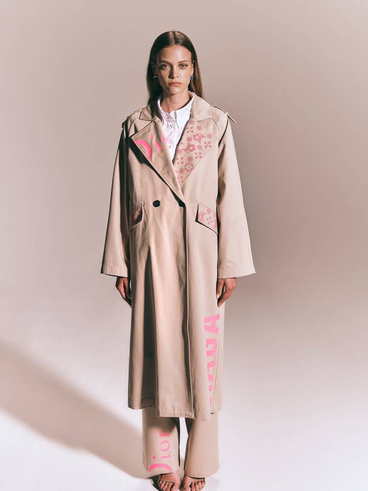 TRENCH FAUX pour la vente par Echo srl