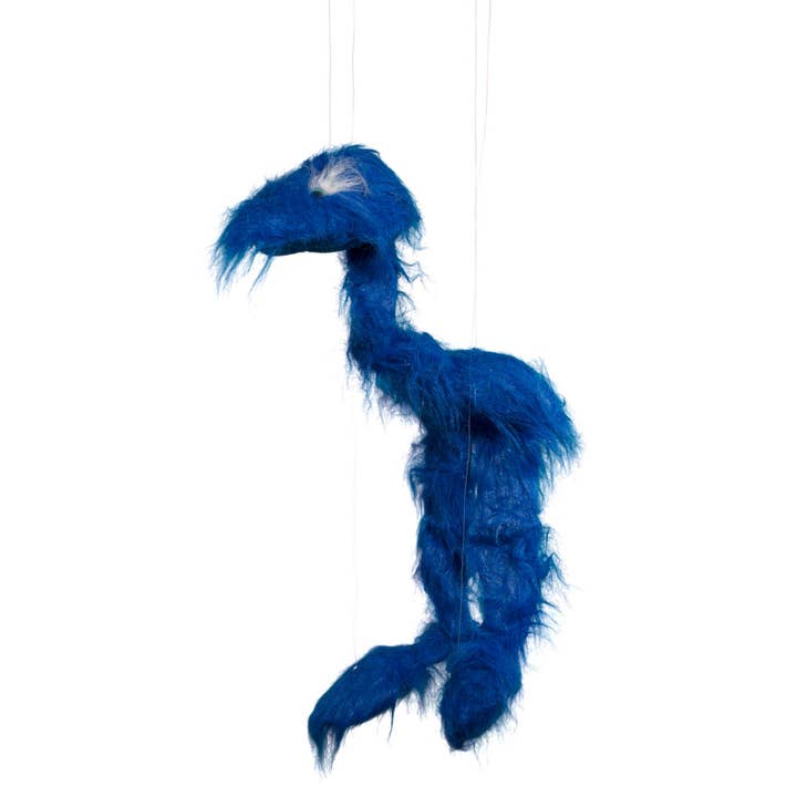 Sunny Puppets Blue Jingle Bird Marionette (Jumbo - 26") for wholesale by Silly Puppets