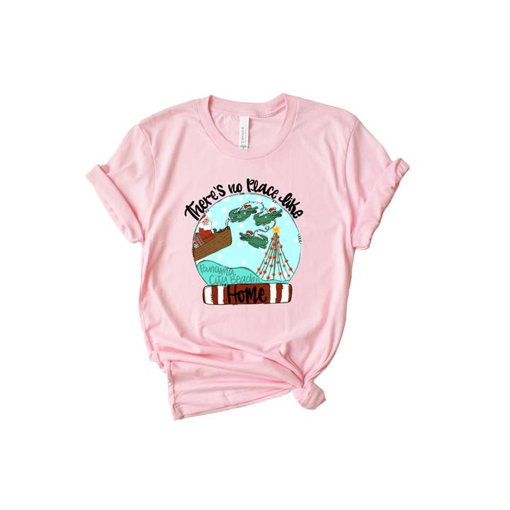 on the Bayou - Wholesale T-Shirt (Graphic) - Women's - there’s no place like home Cajun Christmas tee2