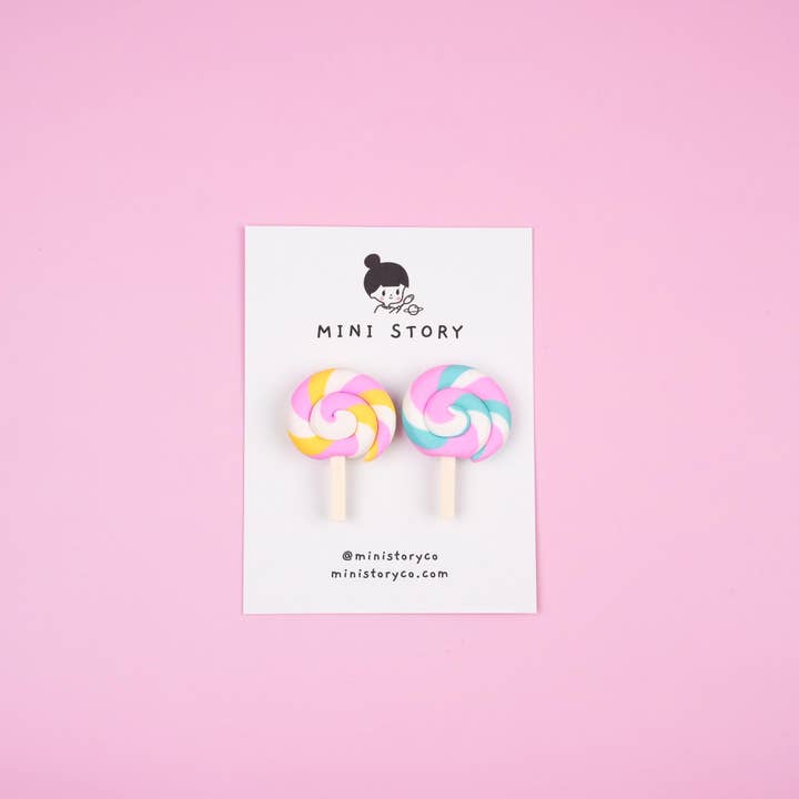Swirl Lollipop Magnet Set for wholesale by Mini Story Co