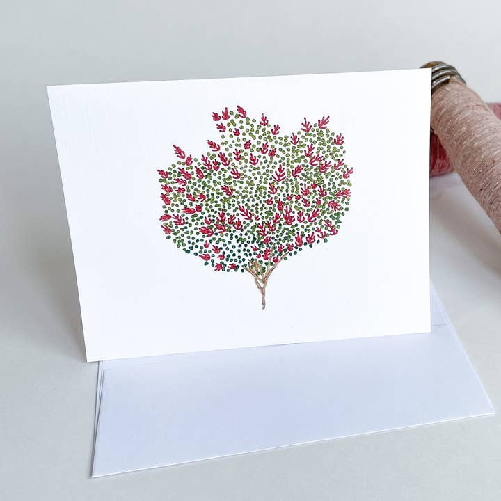 Crepe Myrtle Tree | Card for wholesale by Emily Faye Design Co.