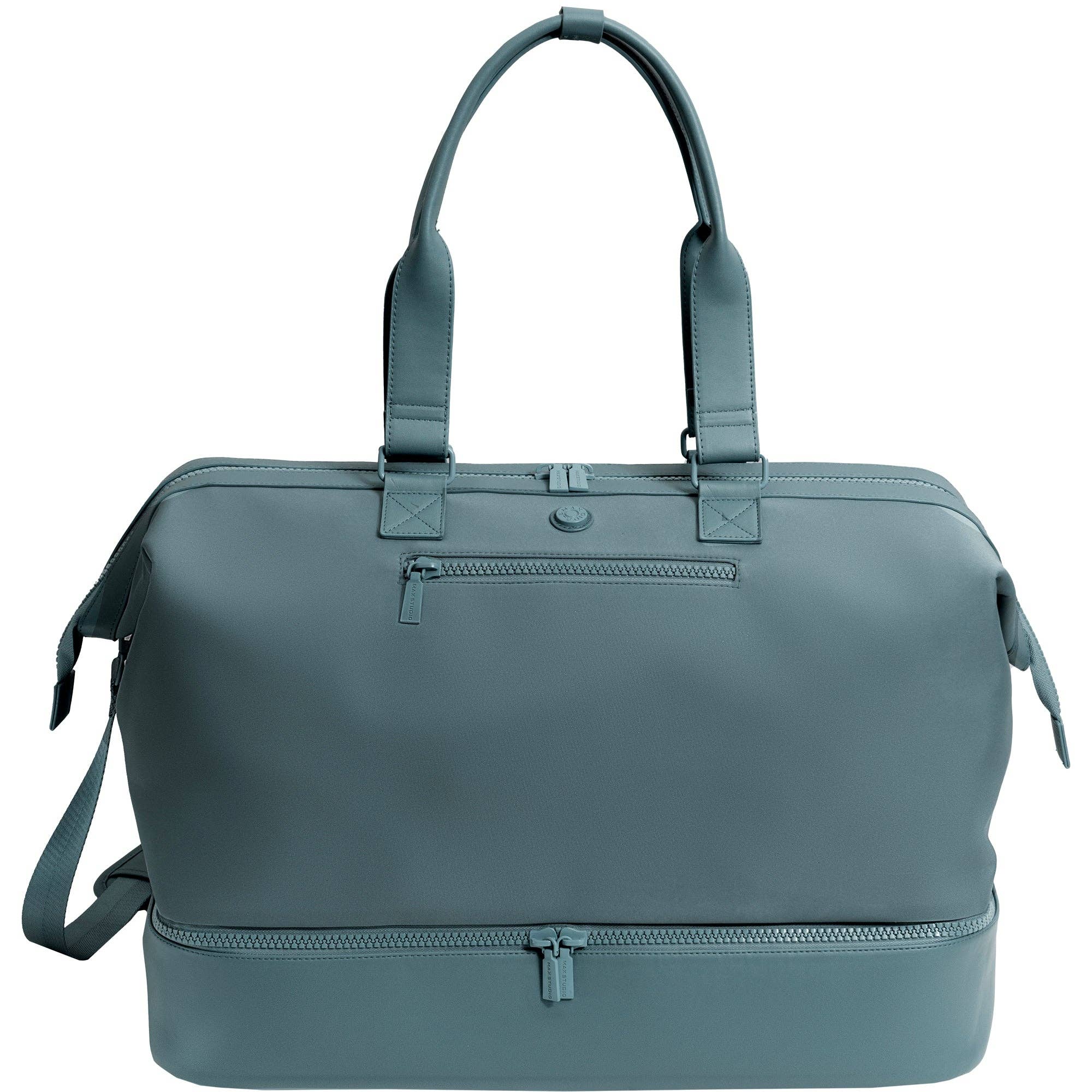 Magid - Wholesale Weekender Bag - Women's - Max Studio Sport Nylon & Faux Leather Drop Bottom Duffel Bag14
