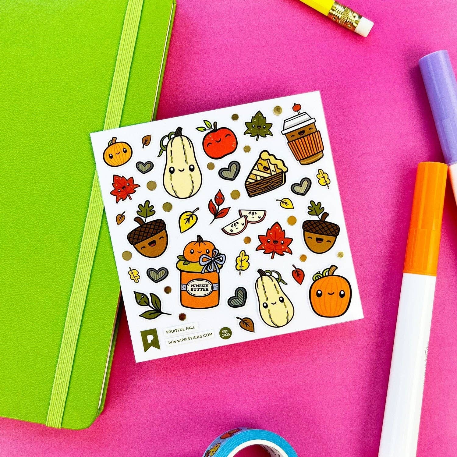 Pipsticks - Wholesale Sticker - Fruitful Fall2