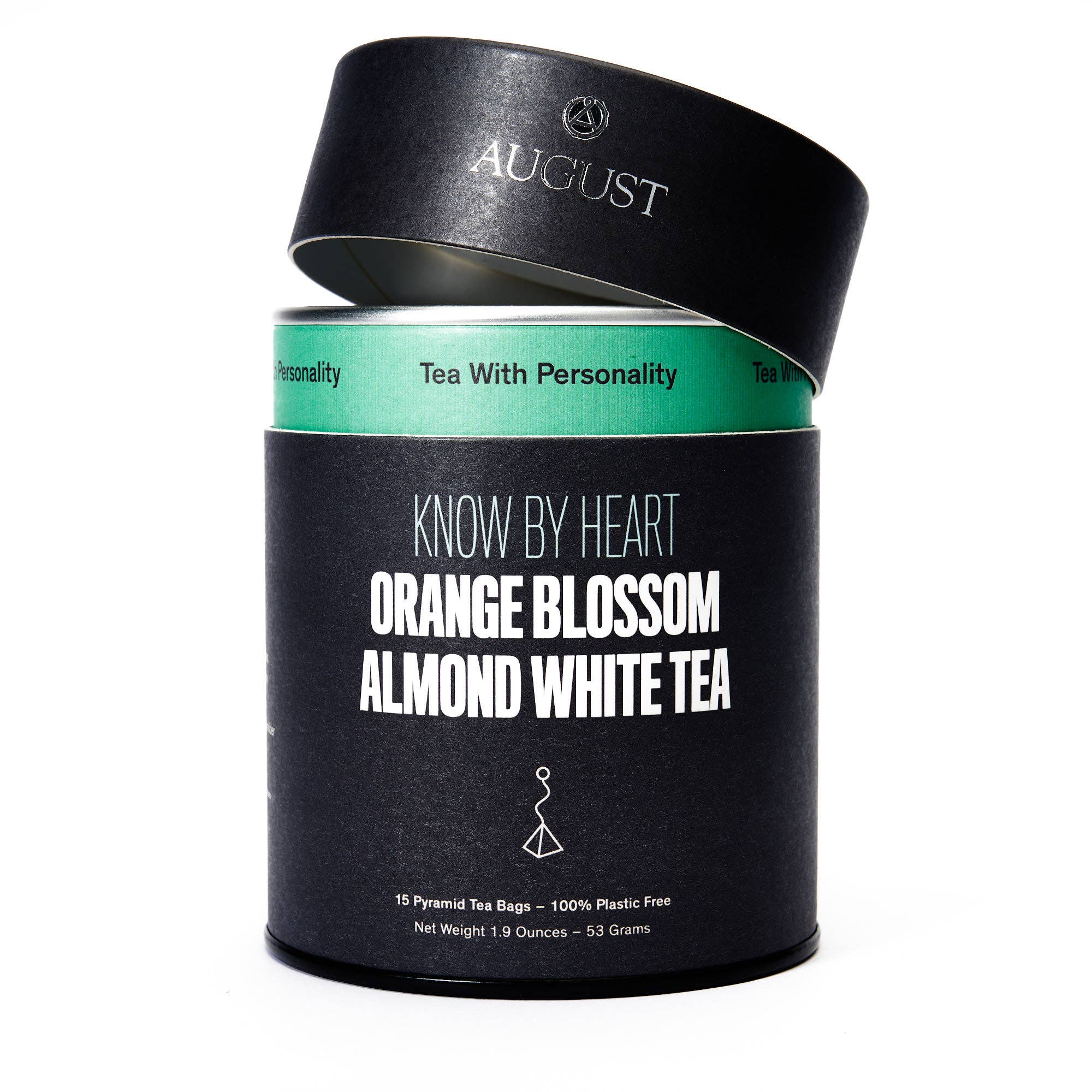 August Uncommon Tea - Wholesale Tea Bags - Know By Heart - Orange Blossom Almond White Tea -15 Tea Bags7