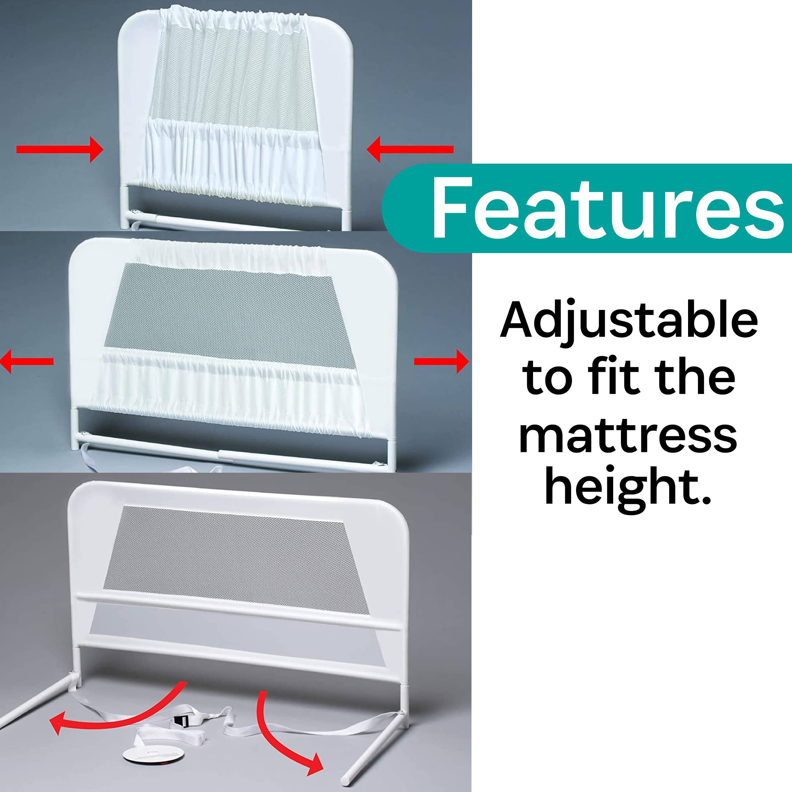 KidCo - Wholesale Bed - Kids & Baby - Children's Mesh Bed Rail Telescopic1