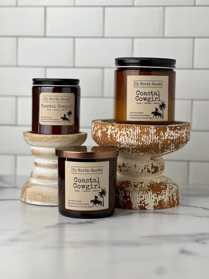 Bougie Parfumée Coastal Cowgirl pour la vente par Up North Goods