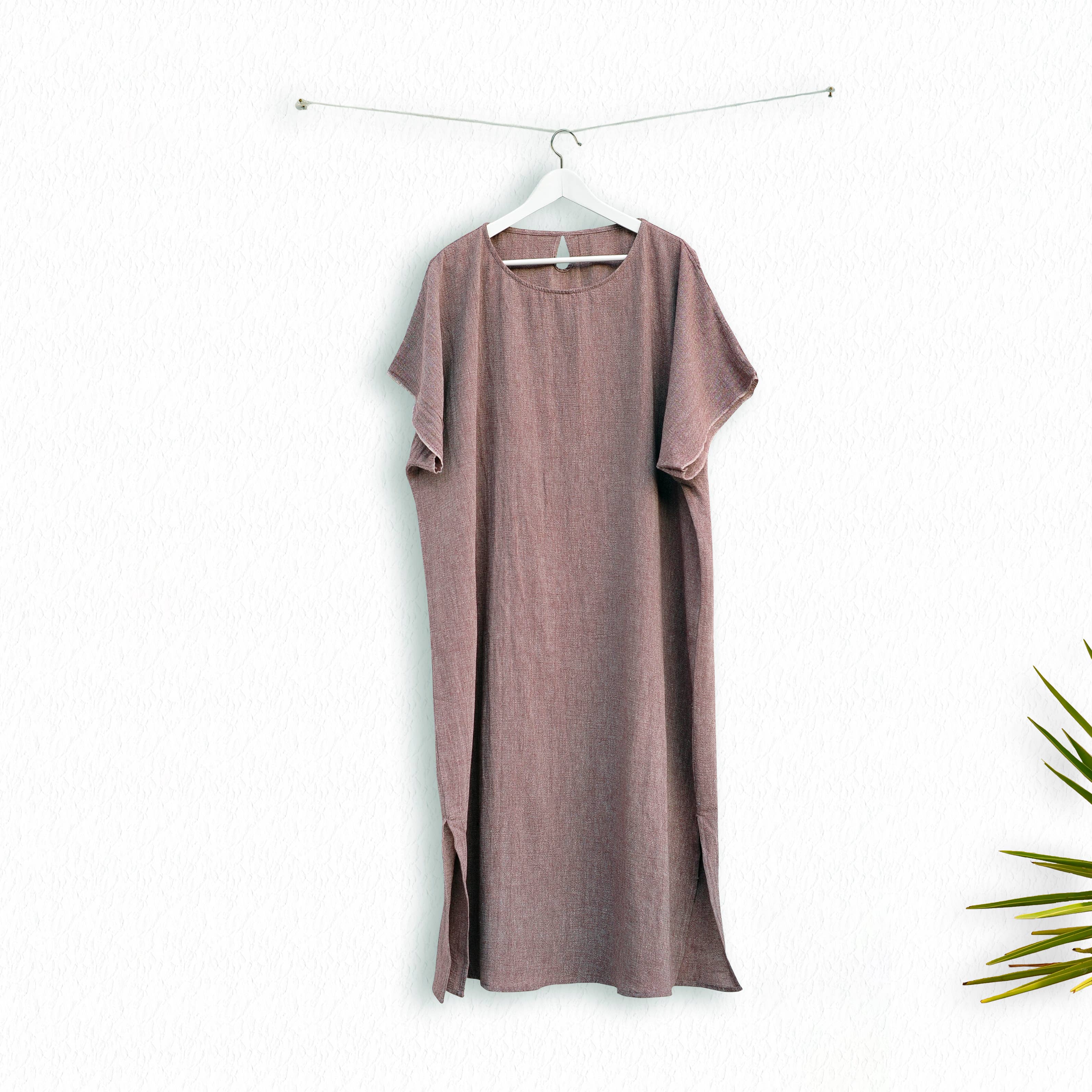 loom.ist – Vestido - Mulher por atacado – Vestido Kaftan Sile44