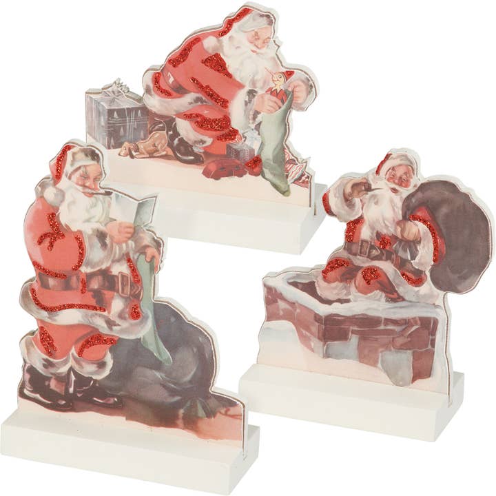 Vintage Santa Claus Stand Up Set for wholesale by Primitives by Kathy