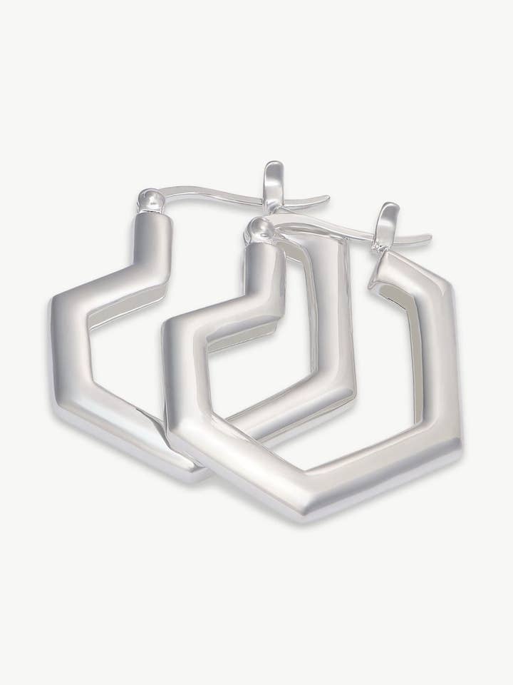 Sterling Silver small hoop earrings – Daryl | No More Nobody for wholesale by No More Nobody