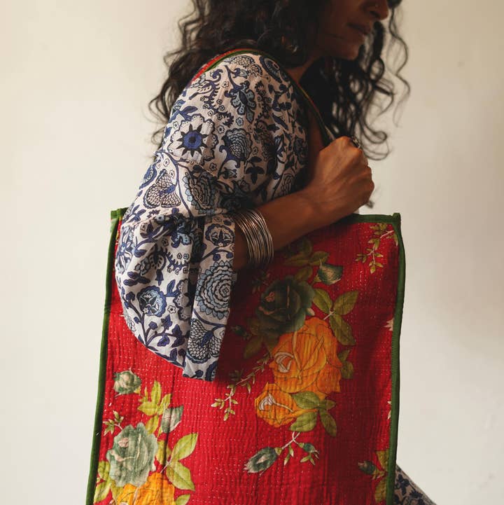 Annahmol - Wholesale Tote Bag - Women's - Vintage Textile one of a kind Cotton Totes