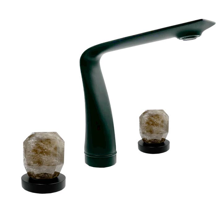 Faucet with Dark Brown Rock Crystal Handle for wholesale by 2626 Designs