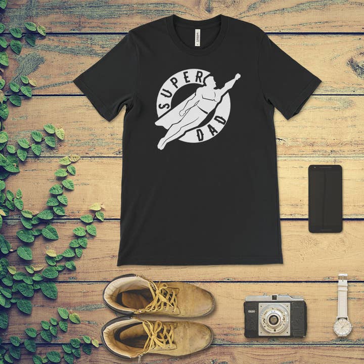 Super Papà, divertente papà t-shirt festa del papà per la vendita all'ingrosso da parte di Dads Printing