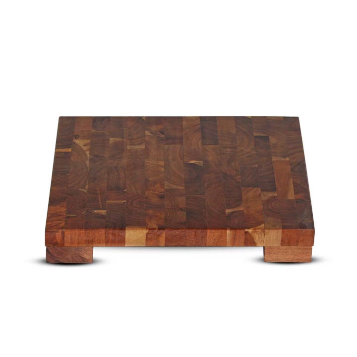 India Handicrafts Inc - Wholesale Cake Stand - Square Wood Cake Stand Large2