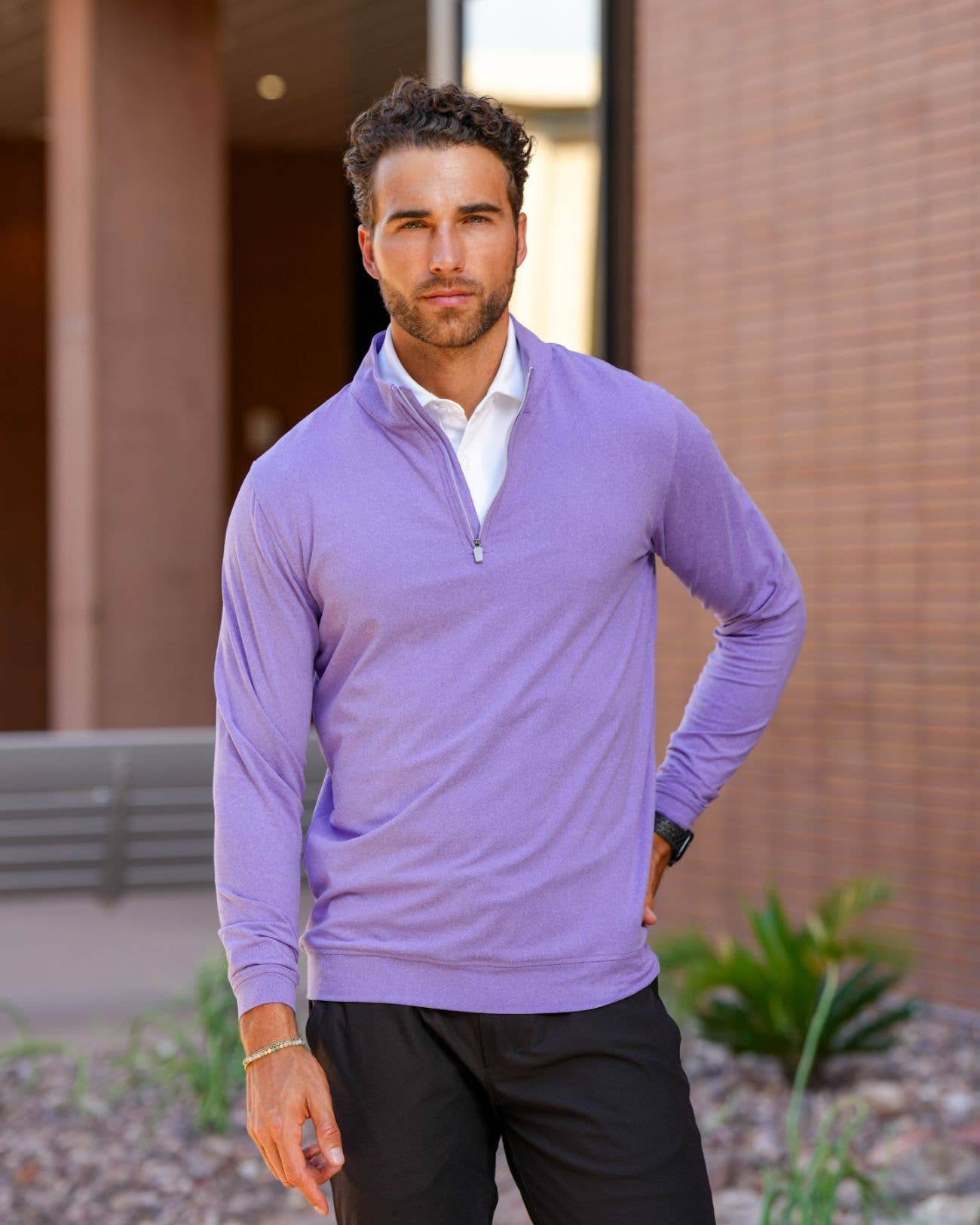 USA Palm – Polo - Homem por atacado – Fecho de 1/4 Mesclado22