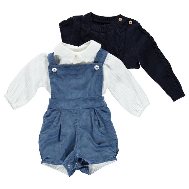Dot baby - Vendita all'ingrosso Maglione tricot - Bambini - Roma blu navy