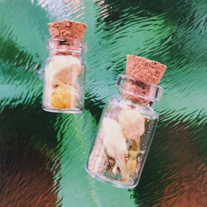 Pendientes de Frascos de Hechizo de Confianza + Paz + Amor Imán de Frasco de Hechizo para venta al por mayor de OuroHermetica