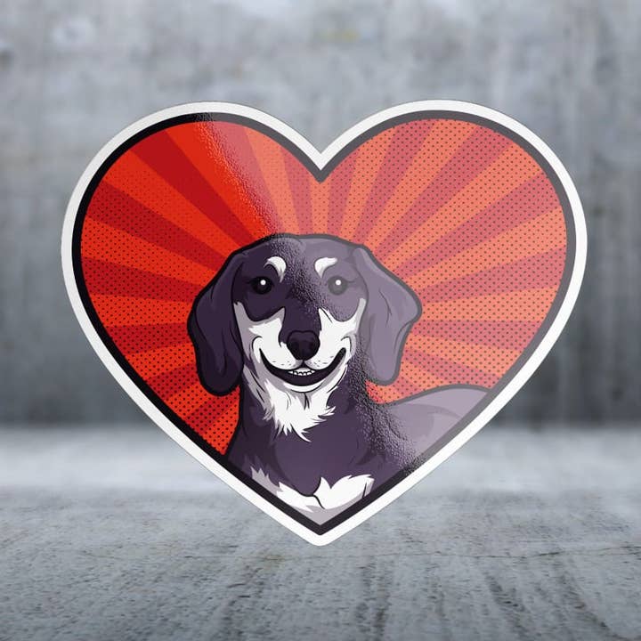 Taxhjärta - Klistermärke för wholesale av Two Feet Treats