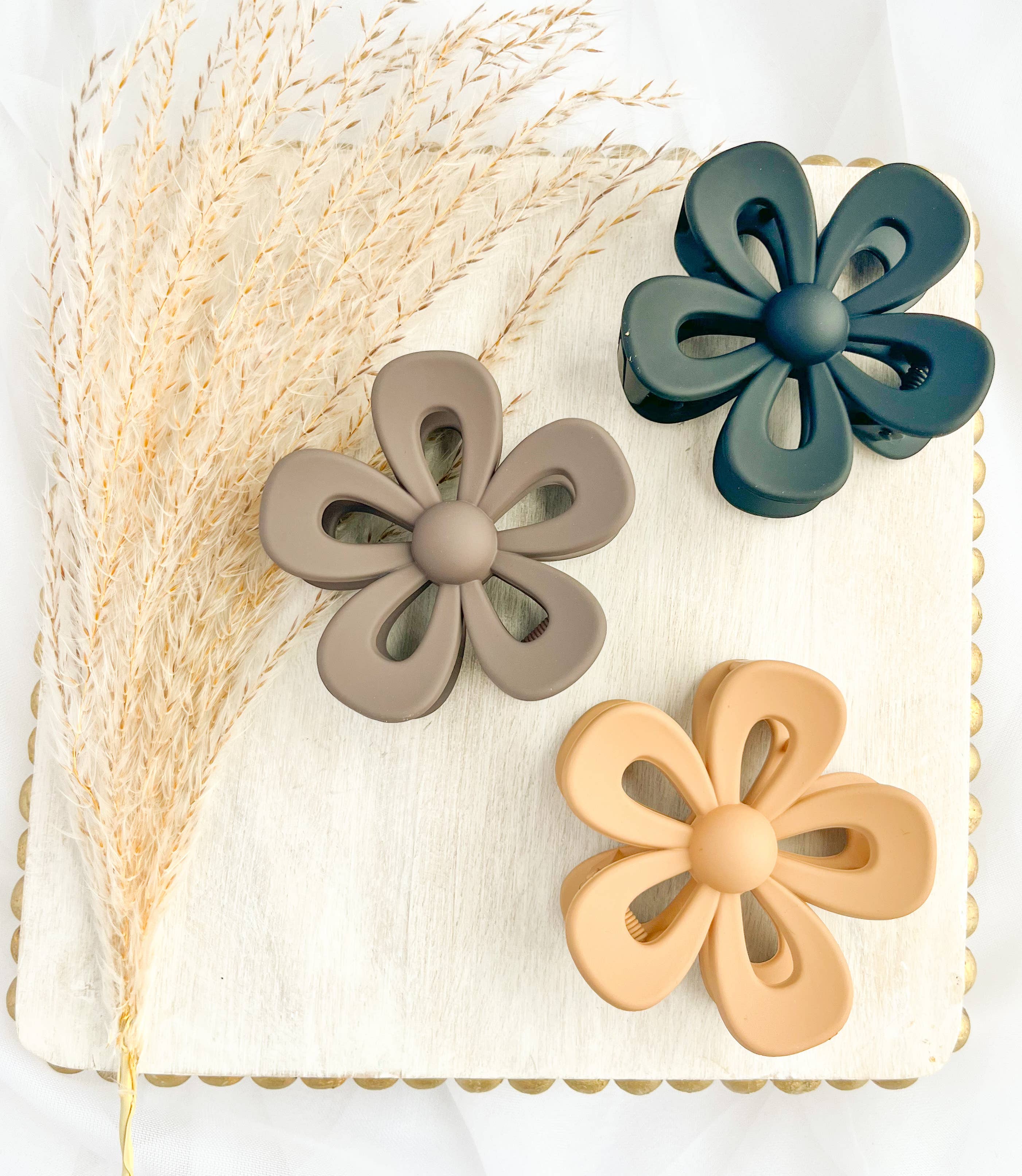 That's Sew Me - Vente Pince à cheveux – femme - Pinces à cheveux en forme de fleur, Hair Claw Clips Canada2