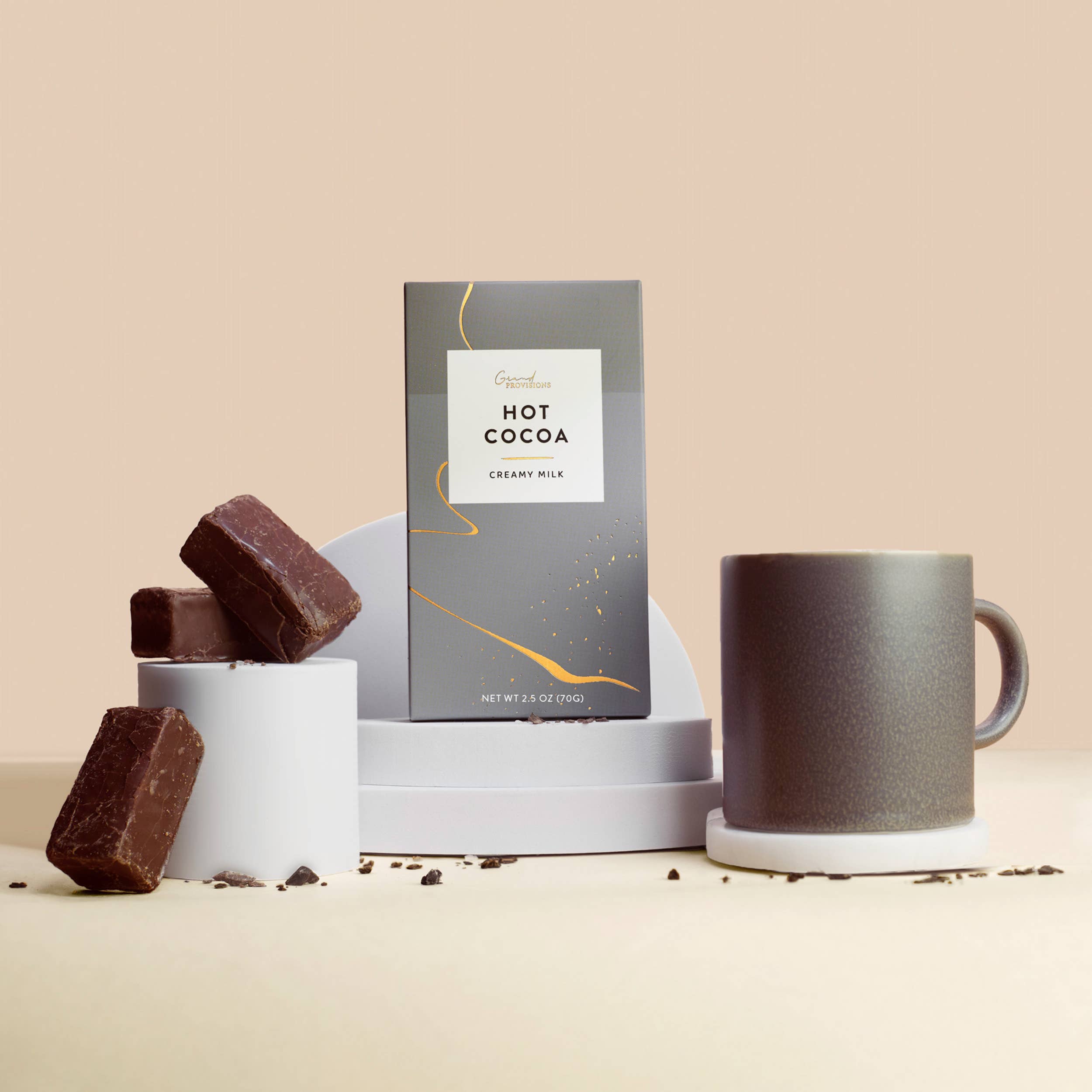 Grand Provisions - Wholesale Hot Cocoa Mix/Kit - Hot Chocolate - Creamy Milk (2.5 oz)1