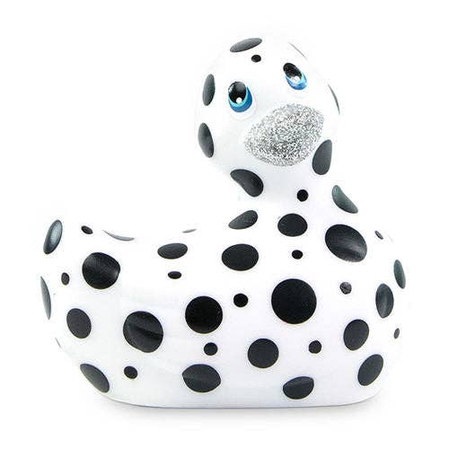 LOVERS - SHOP - Wholesale Sex Toy - I Rub My Duckie 2.0 - Vibrating Duck - Black and White