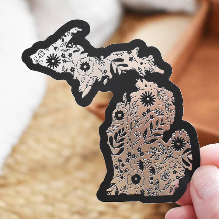 Michigan Floral (transparent) pour la vente par Wild North Co