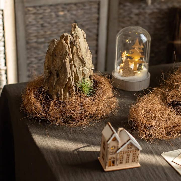 Rustic Reach - Wholesale Planting/Potting Soil - Coconut Fiber Pot Soil Surface Decoration Padding Material Set of 3
