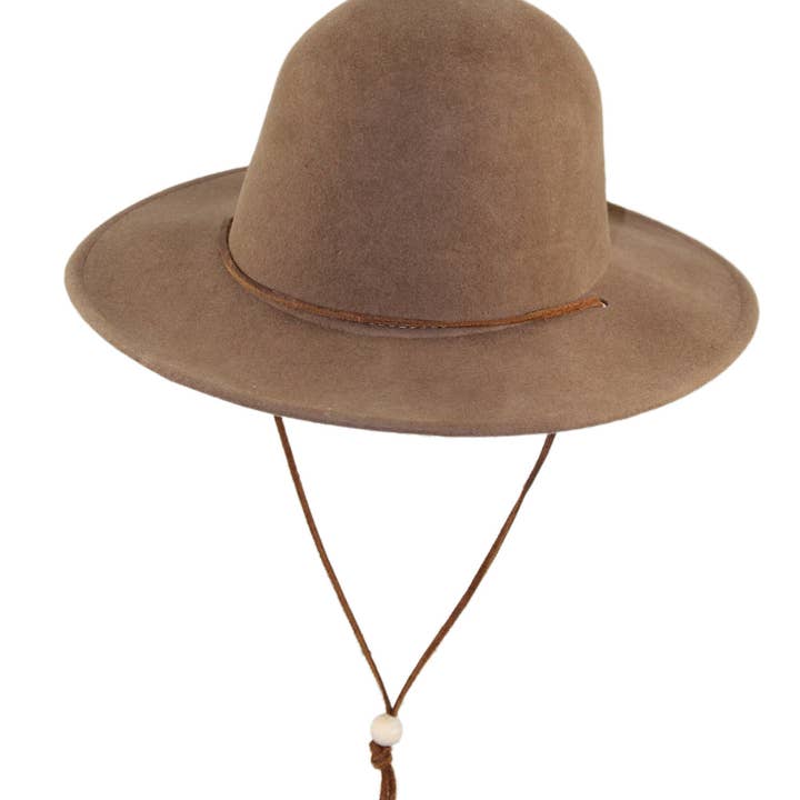 Jeanne Simmons Accessories - Wholesale Fedora - Women's - Western round top100% wool felt 7885 Winter Hat
