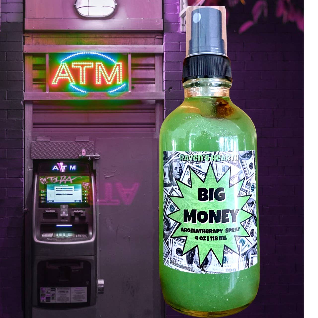 Raven’s Hearth - Wholesale Room & Linen Spray - Big Money Spray | Smells like money | Unique Gift4