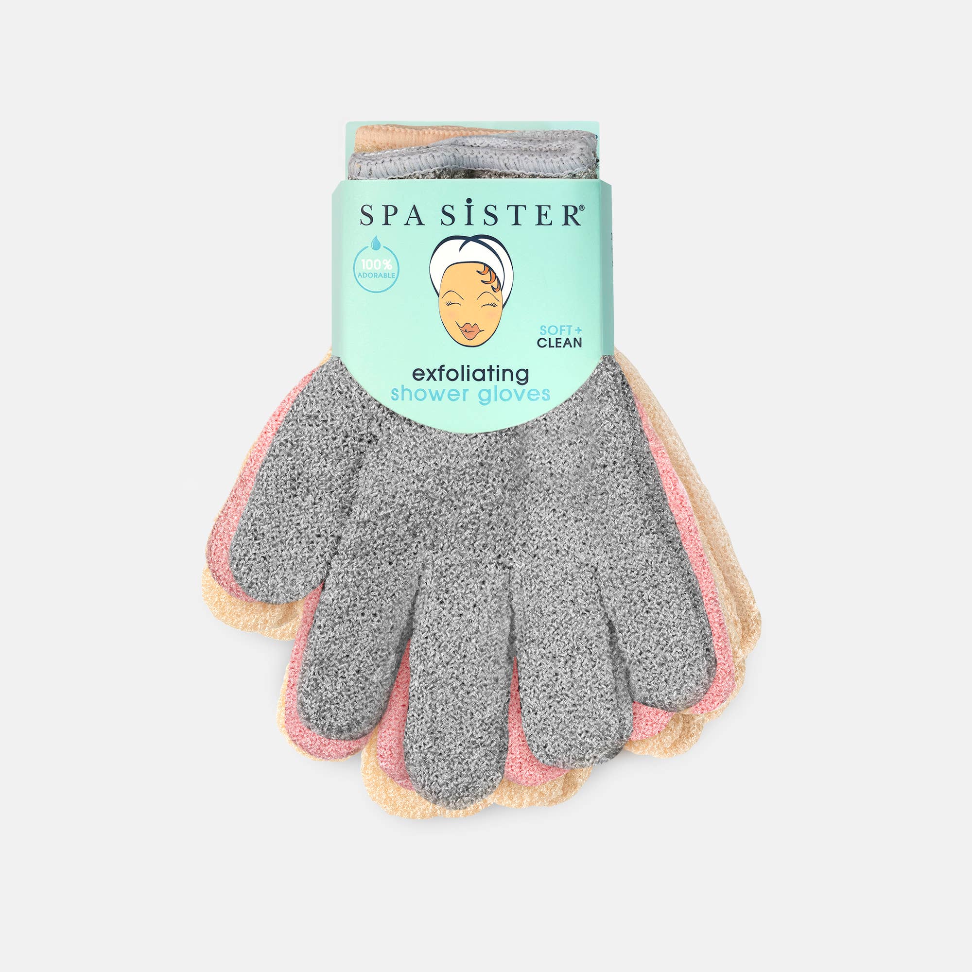 Bath Accessories Company - Wholesale Exfoliating Gloves/Mitts - Exfoliating Shower Gloves - Three Pairs5