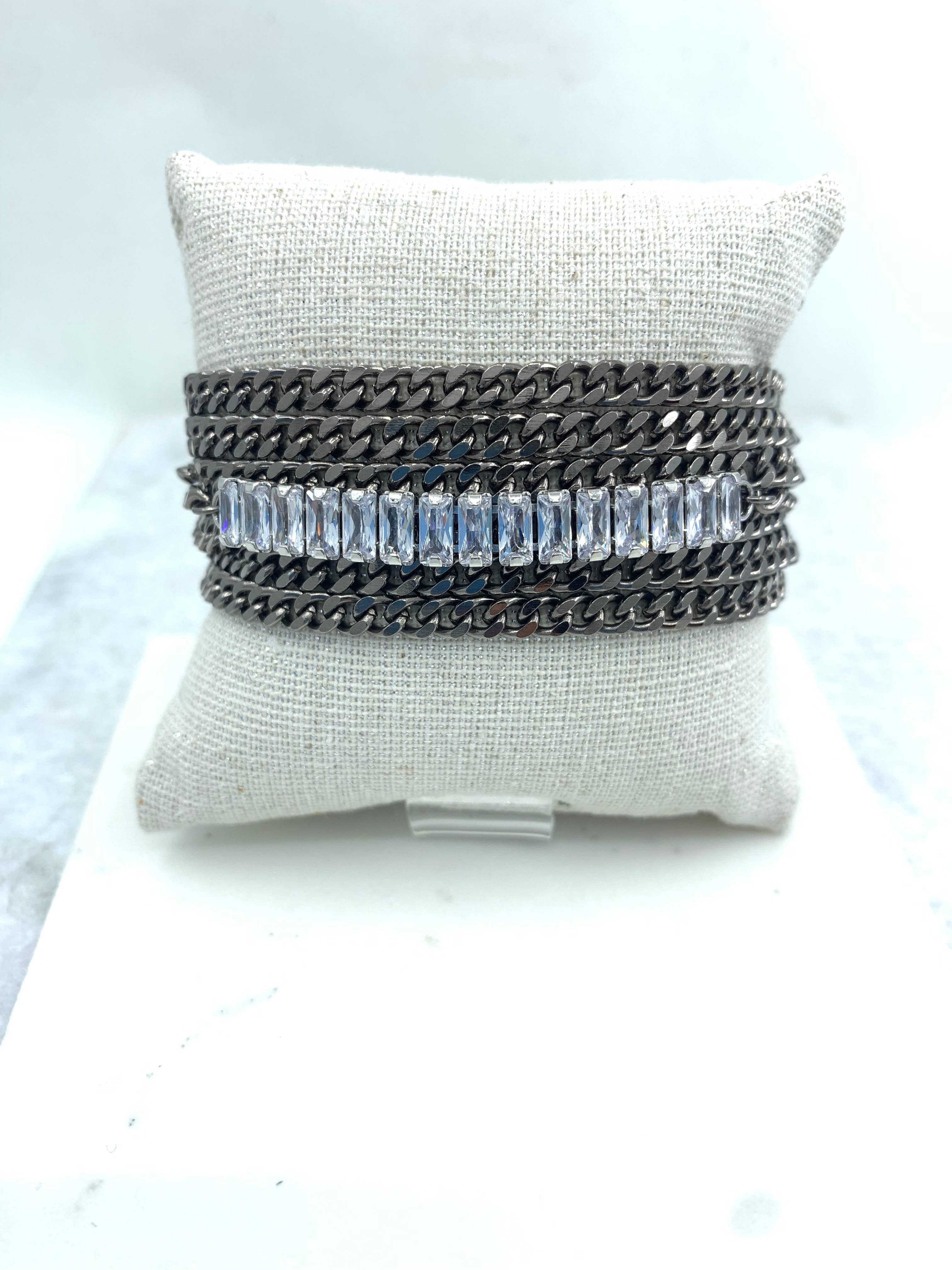 BMR - Wholesale Link & Chain Bracelet - Marlo Multi Chain Link & Chain Bracelet5