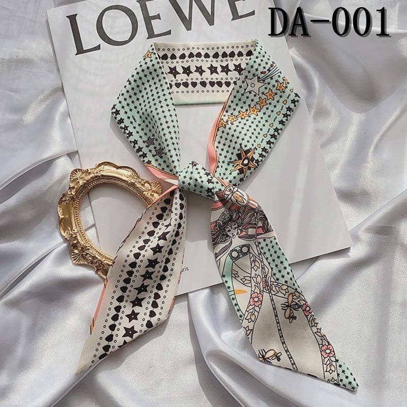 ShieldChic - Vente Écharpe – femme - Écharpe fine à cheveux longs à motif de tarot1