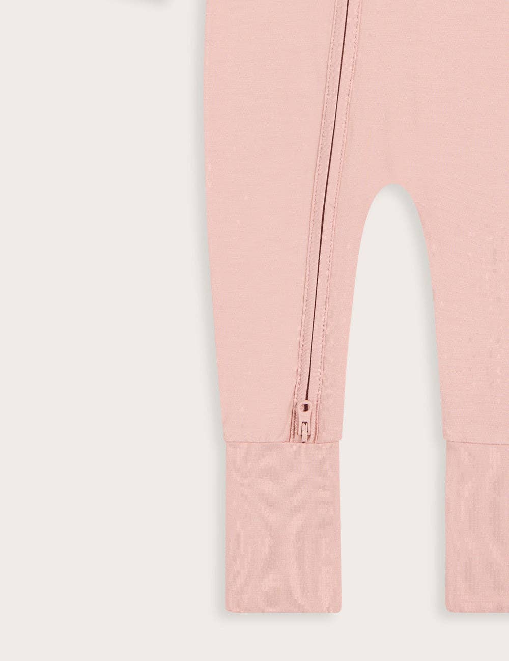 Baby Long Sleeve Romper - Dusty Pink for wholesale on Faire5