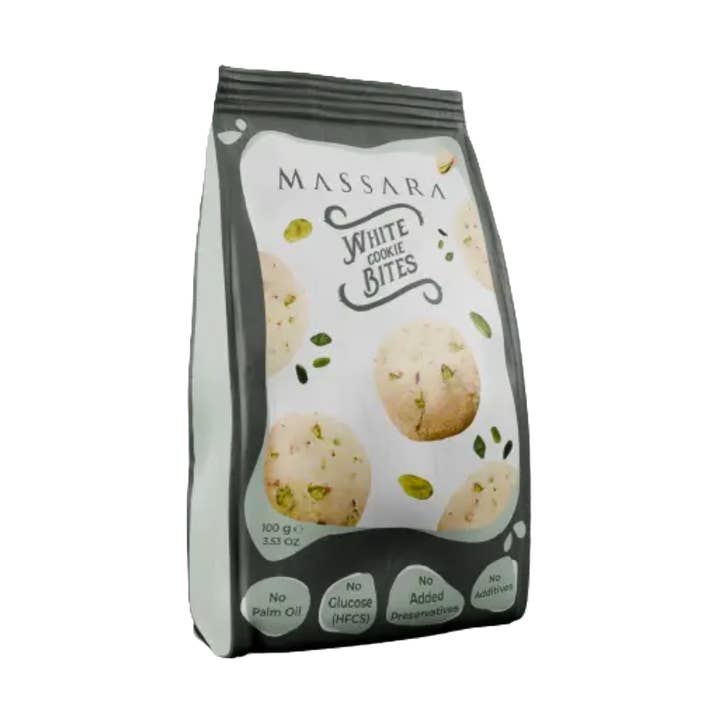 Biggbrands GmbH - Wholesale Cookie - Massara White Cookie Bites 100 g0