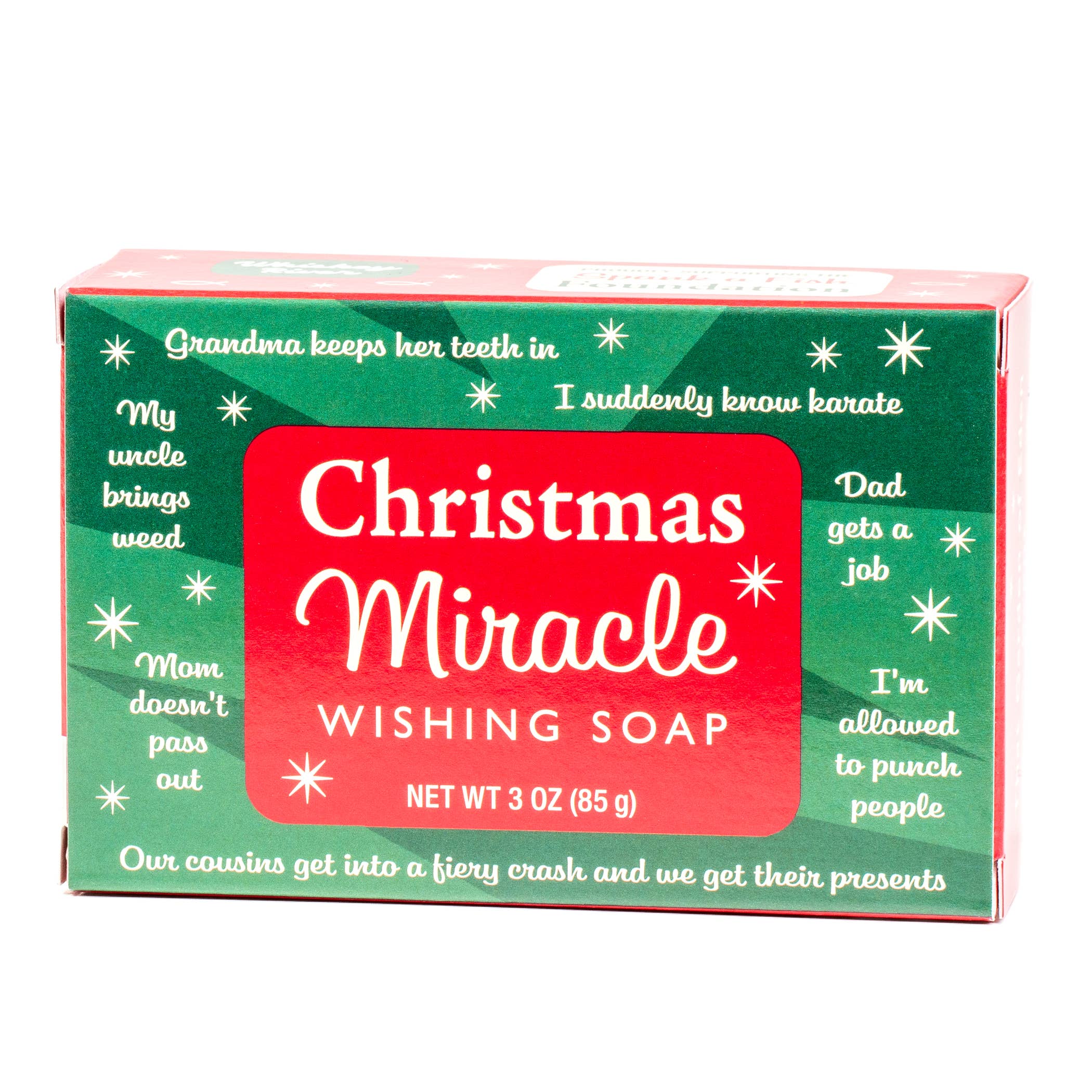 Whiskey River Soap Co. – Großhandel Feste Seife – Christmas Miracle Holiday Barseife, dreifach gefräst, verpackt2