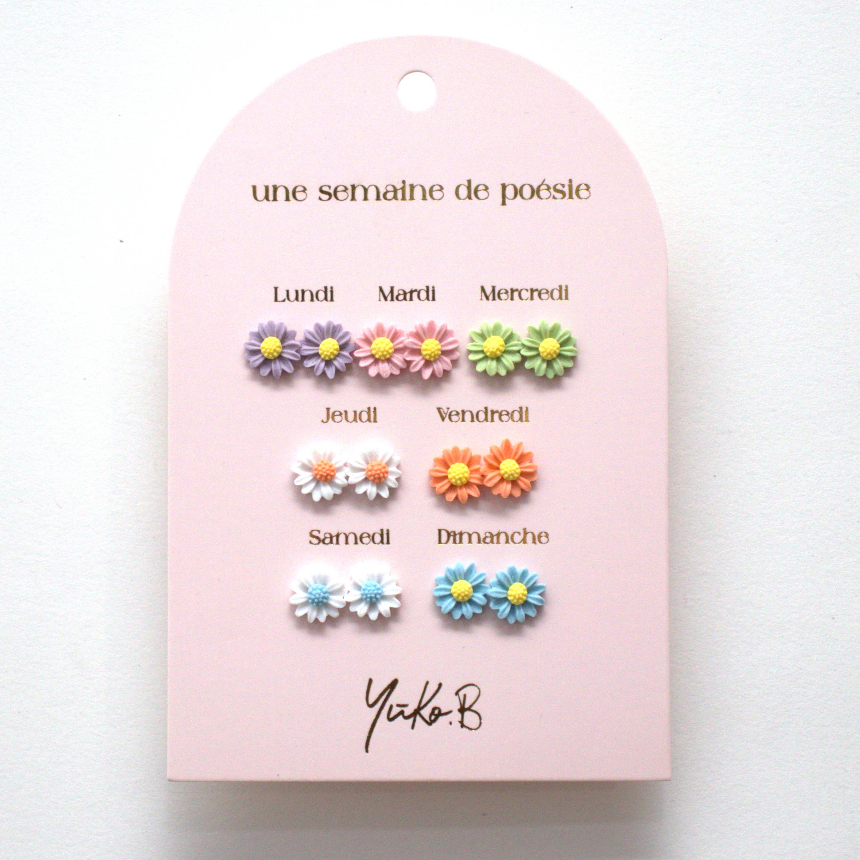 Yuko B - Vente Boucles d'oreilles – enfant - Offre de 25 cartes de boucles d'oreilles - Version française7