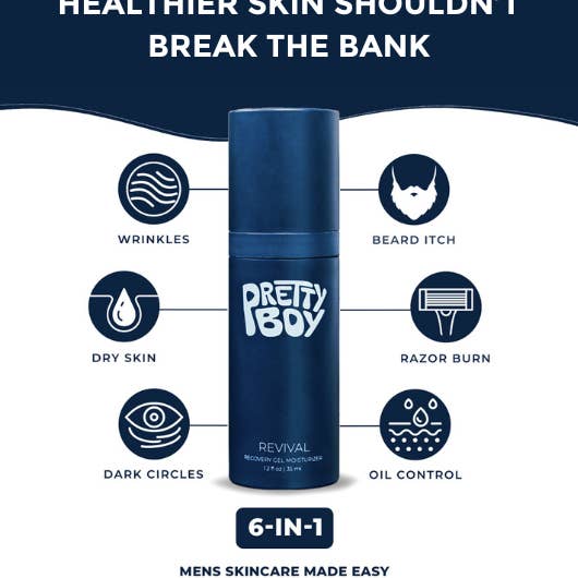 PrettyBoy – Engroshandel Anti-aging fugtighedscreme – PrettyBoy Face Revival Gel fugtighedscreme til mænd